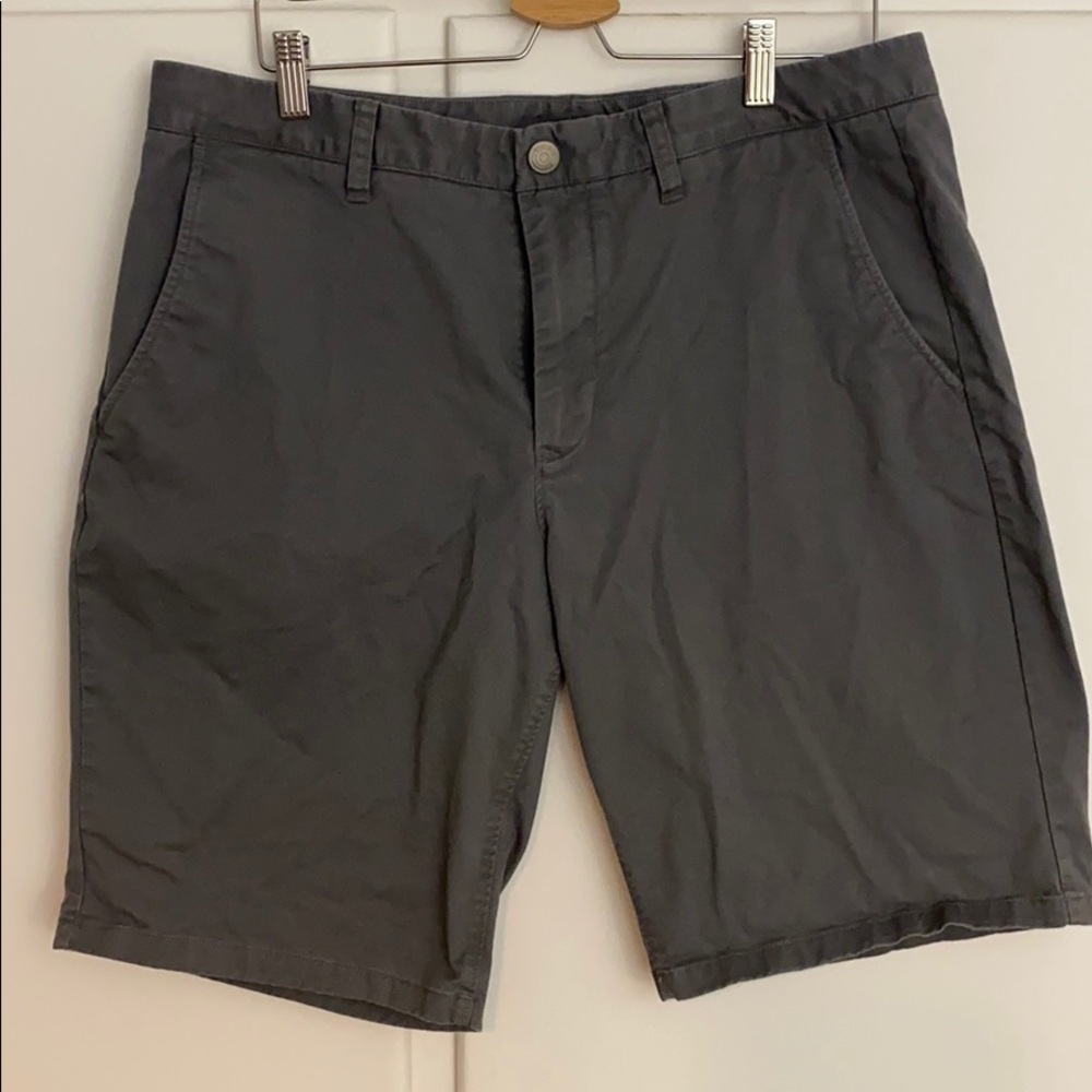 Bonobos Stretch Washed Chino Shorts 36” X 11” Grey